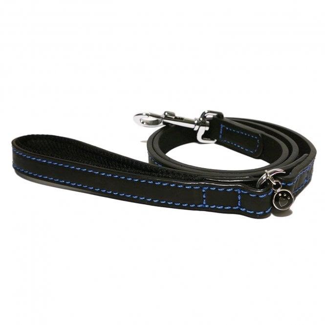 Lux Leather Black Lead 40" x 3/4" | Luxury Home Accessories | Heulog Glow