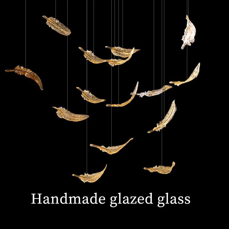 luxury Glass Hanging Led Chandelier | Luxury Home Accessories | Heulog Glow
