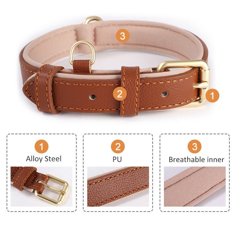 Lychee Pattern Dog Collar Diving Cotton Anti-strangulation | Luxury Home Accessories | Heulog Glow