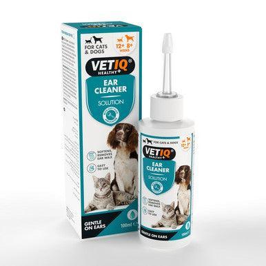 M & C VetIQ Ear Cleaner For Dogs and Cats 100ml | Luxury Home Accessories | Heulog Glow