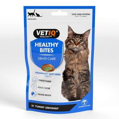 M & C VetIQ Healthy Bites Breath & Dental Cat Treat 65g | Luxury Home Accessories | Heulog Glow