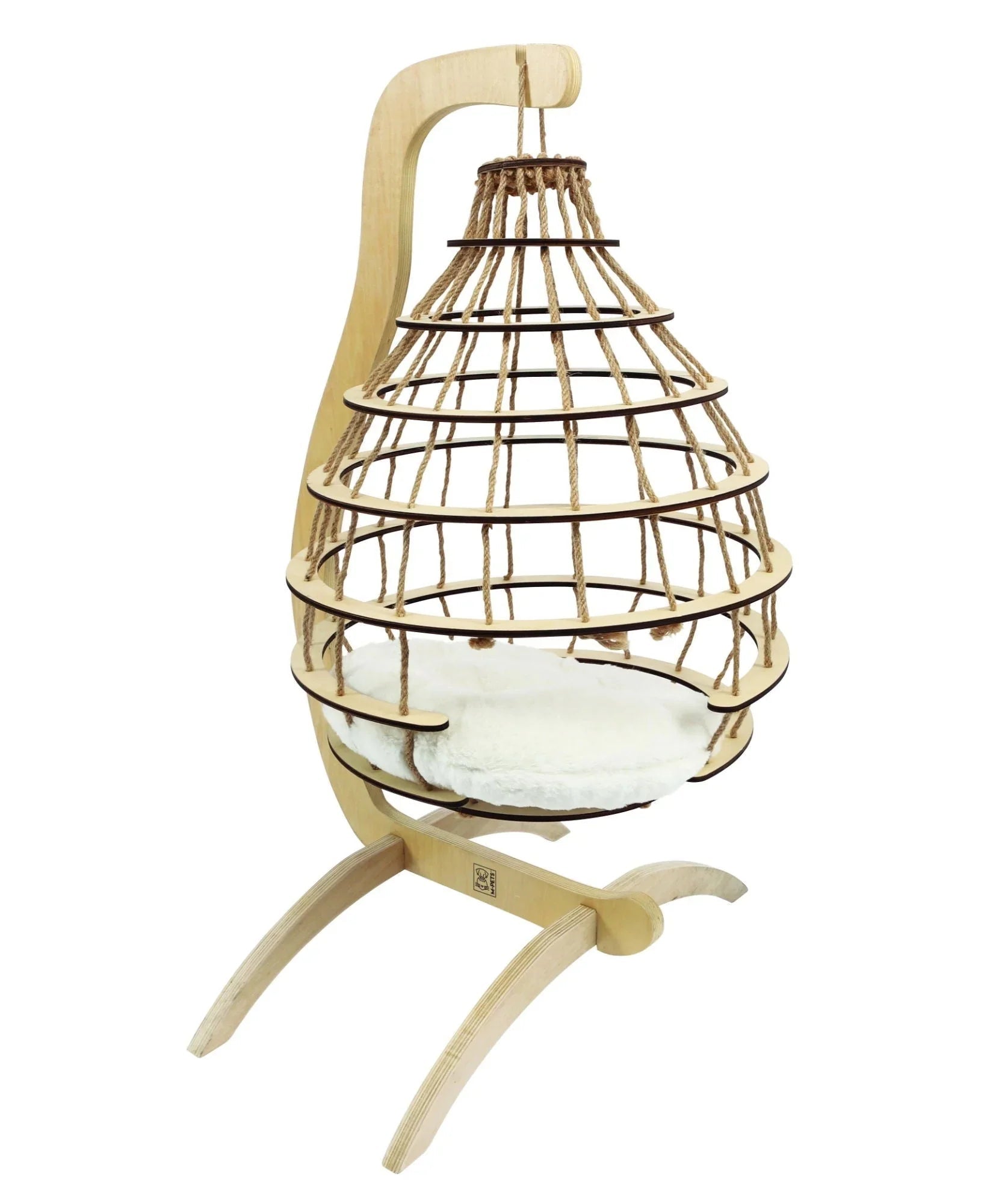 M-PETS Cloud Hanging Cat Bed With Cushion | Luxury Home Accessories | Heulog Glow