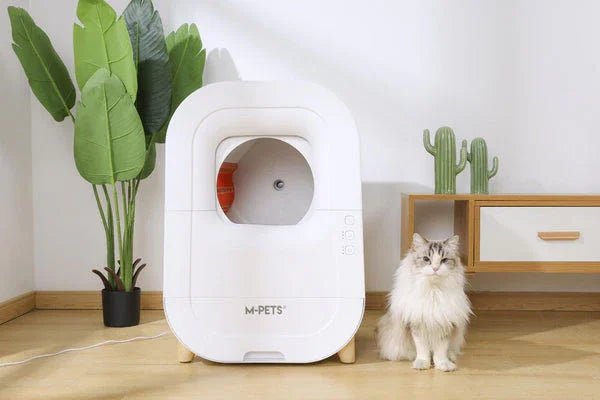 M-PETS Smarto M600 Automatic Cat Litter Box With Wifi | Luxury Home Accessories | Heulog Glow
