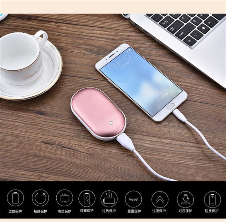 Macaron USB Charging Hand Warmer Power Bank | Luxury Home Accessories | Heulog Glow