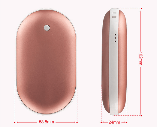 Macaron USB Charging Hand Warmer Power Bank | Luxury Home Accessories | Heulog Glow