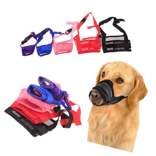 Magic Sticky Pet Nylon Mesh Dog Muzzle Cover | Luxury Home Accessories | Heulog Glow
