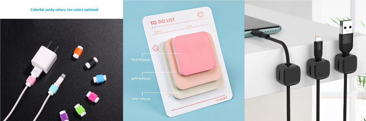 Magnetic Cable Clip Under Desk Cable Management Adjustable Cord Holder Wire Organizer And Cable Management Wire Keeper | Luxury Home Accessories | Heulog Glow