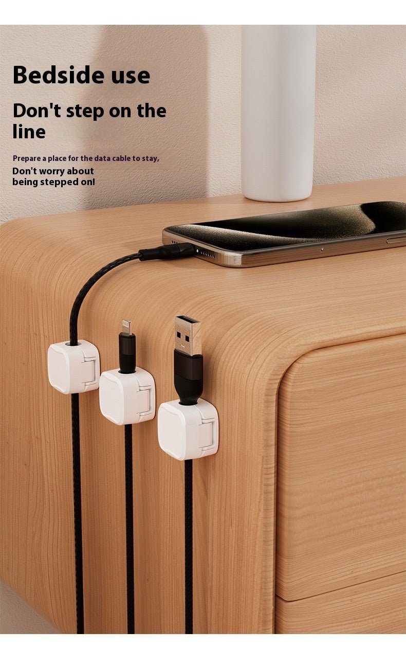 Magnetic Cable Clip Under Desk Cable Management Adjustable Cord Holder Wire Organizer And Cable Management Wire Keeper | Luxury Home Accessories | Heulog Glow