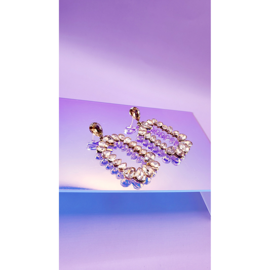 Runway Crystal Drop and Dangle Earrings