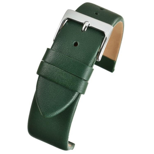 Green Calf Leather Watch Strap 14mm