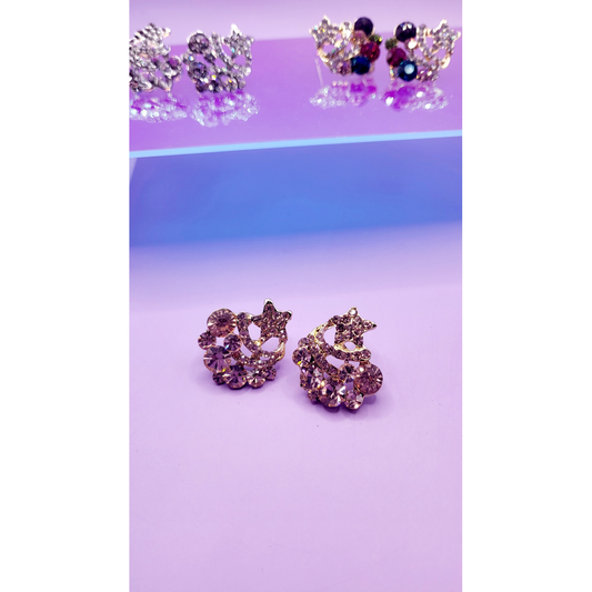 Star Crystal Stud Earrings