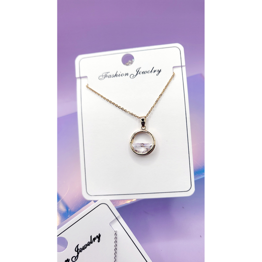 Halo Crystal Necklace