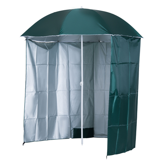 2.2M Fishing Umbrella Garden parasol Outdoor Sun Shelter Shade Canopy Outsunny