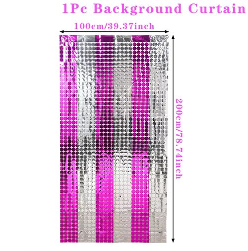 FENGRISE Decorative Sequin Background - Customizable 2m x 1m for Events