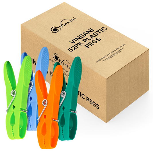 VINSANI 52PK PLASTIC PEGS 1010510