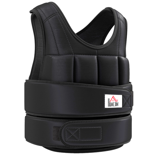20KGS Adjustable Weight Vest Running Gym Training Weight Loss HOMCOM