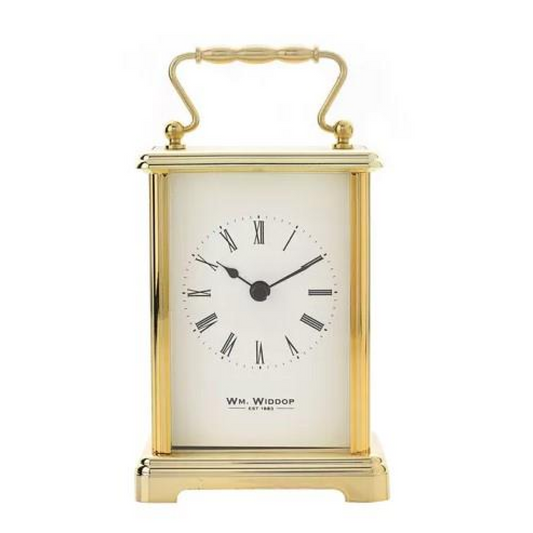 Wm.Widdop Carriage Clock - White dial