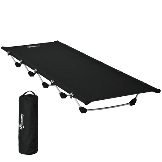 Lightweight Camping Cot Portable Compact Sleeping Bed w/ Carry Bag Outsunny