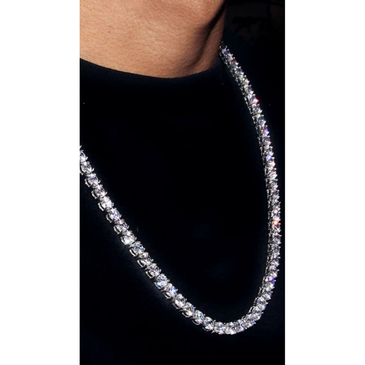 Iced Out Crystal Bling Tennis Chain