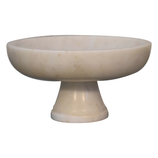 Artisan Furniture Serveware - White Marble Fruit Bowl