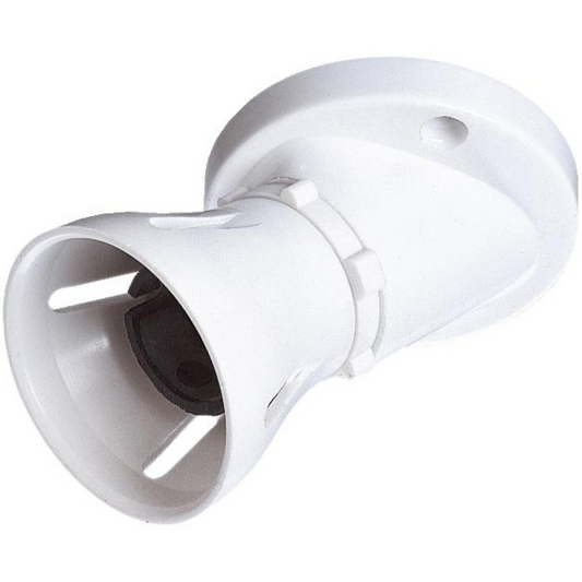 Eagle T1 Batten Angled 3 Terminal Lamp Holder HO Skirt 60W