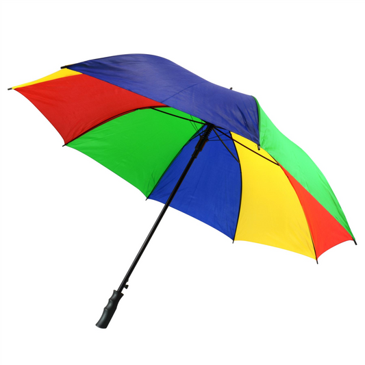 Golf Umbrella 27" Waterproof With Ground Spike Straight plastic handle UM-0580