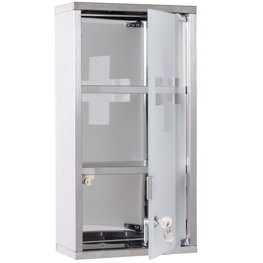 Wall Mounted Medicine Cabinet-Silver