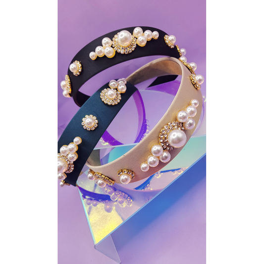 Pearl Cluster Hair band