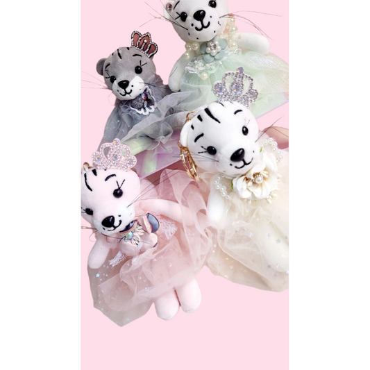 Softie Squad Tiger Bag Charm Key Ring