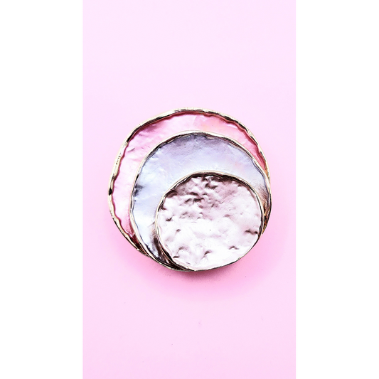 Abstract Magnetic Layered Brooch