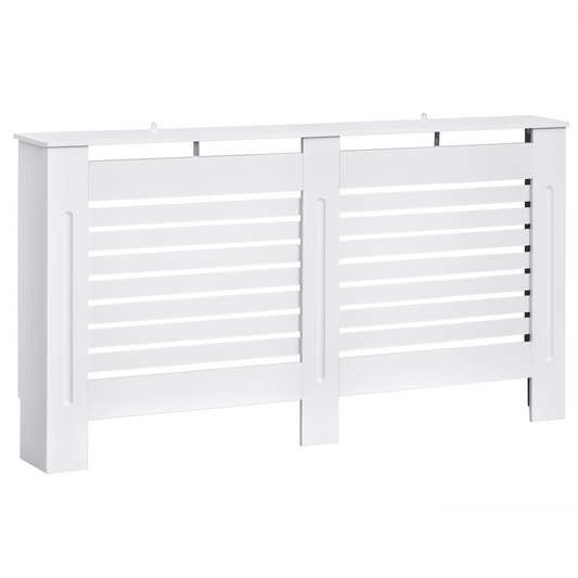 MDF Radiator Cover, 152 cm L-White