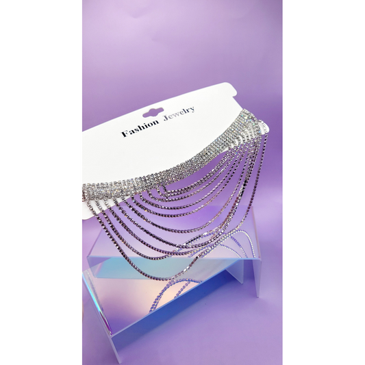 Cascade Crystal Choker