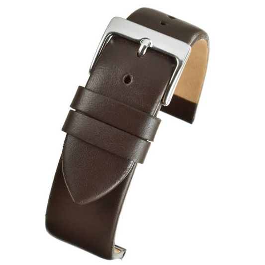 Brown Calf Leather Watch Strap 6mm