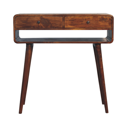 Artisan Furniture Solid Wood Sonata Chestnut Console Table