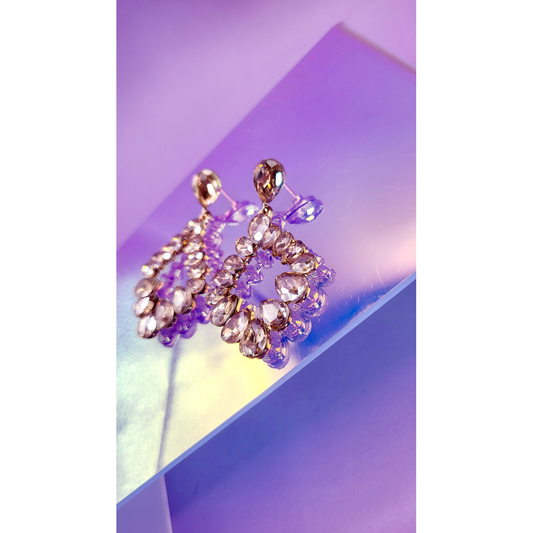Devote Crystal Drop and Dangle Earrings