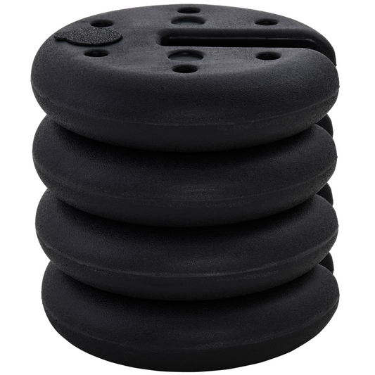 Set of 4 Gazebo Tent Canopy Weight Sand Fillable Strong Plastic Durable