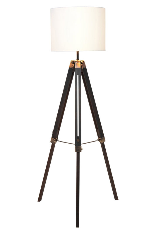 Malvern Tripod Floor Lamp With Black Base | Luxury Home Accessories | Heulog Glow