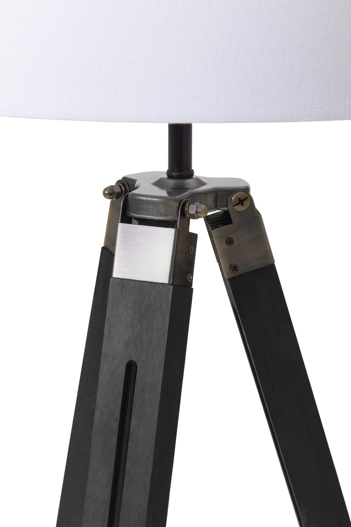 Malvern Tripod Floor Lamp With Black Base | Luxury Home Accessories | Heulog Glow