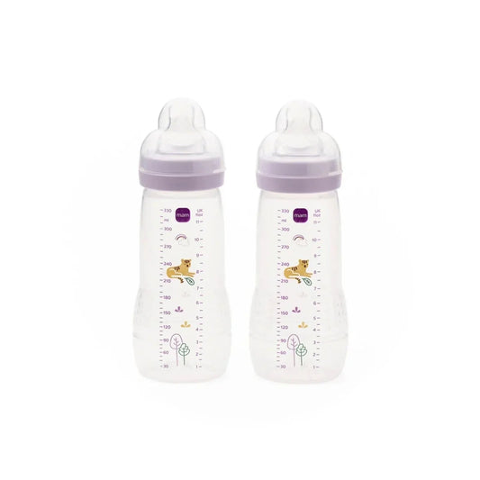 MAM Easy Active Bottle 330ml Pack of 2 | Luxury Home Accessories | Heulog Glow