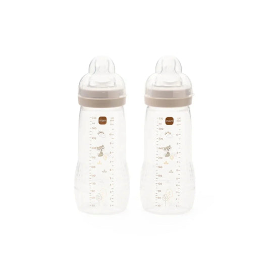 MAM Easy Active Bottle 330ml Unisex Pack of 2 Assorted | Luxury Home Accessories | Heulog Glow