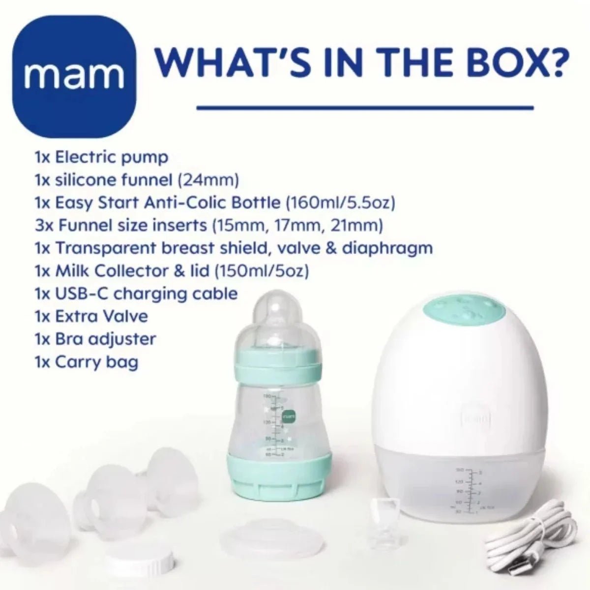 MAM Move Wearable Single Breast Pump | Luxury Home Accessories | Heulog Glow