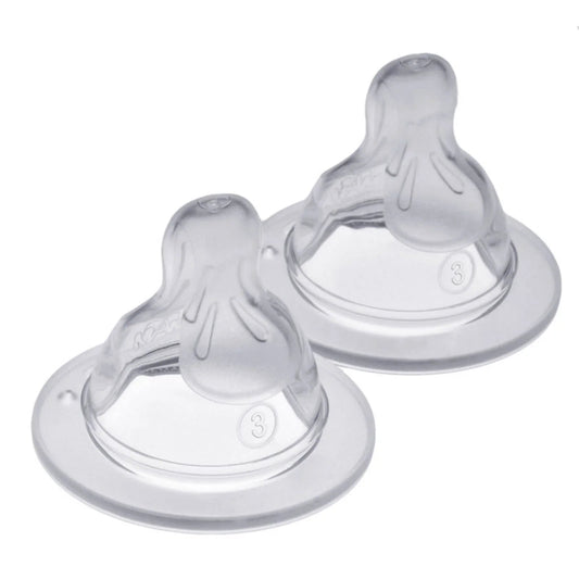MAM SkinSoft Silicone Teat Fast Flow Pack of 2 | Luxury Home Accessories | Heulog Glow