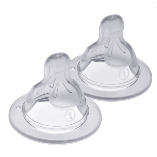MAM SkinSoft Silicone Teat Slow Flow Pack of 2 | Luxury Home Accessories | Heulog Glow
