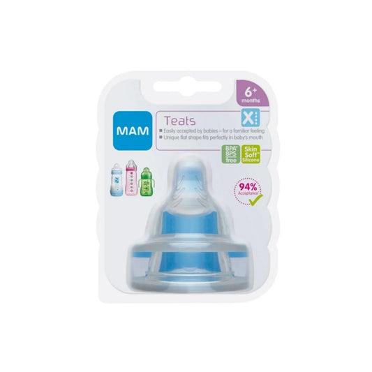 MAM SkinSoft Silicone Teat X Cut Pack of 2 | Luxury Home Accessories | Heulog Glow
