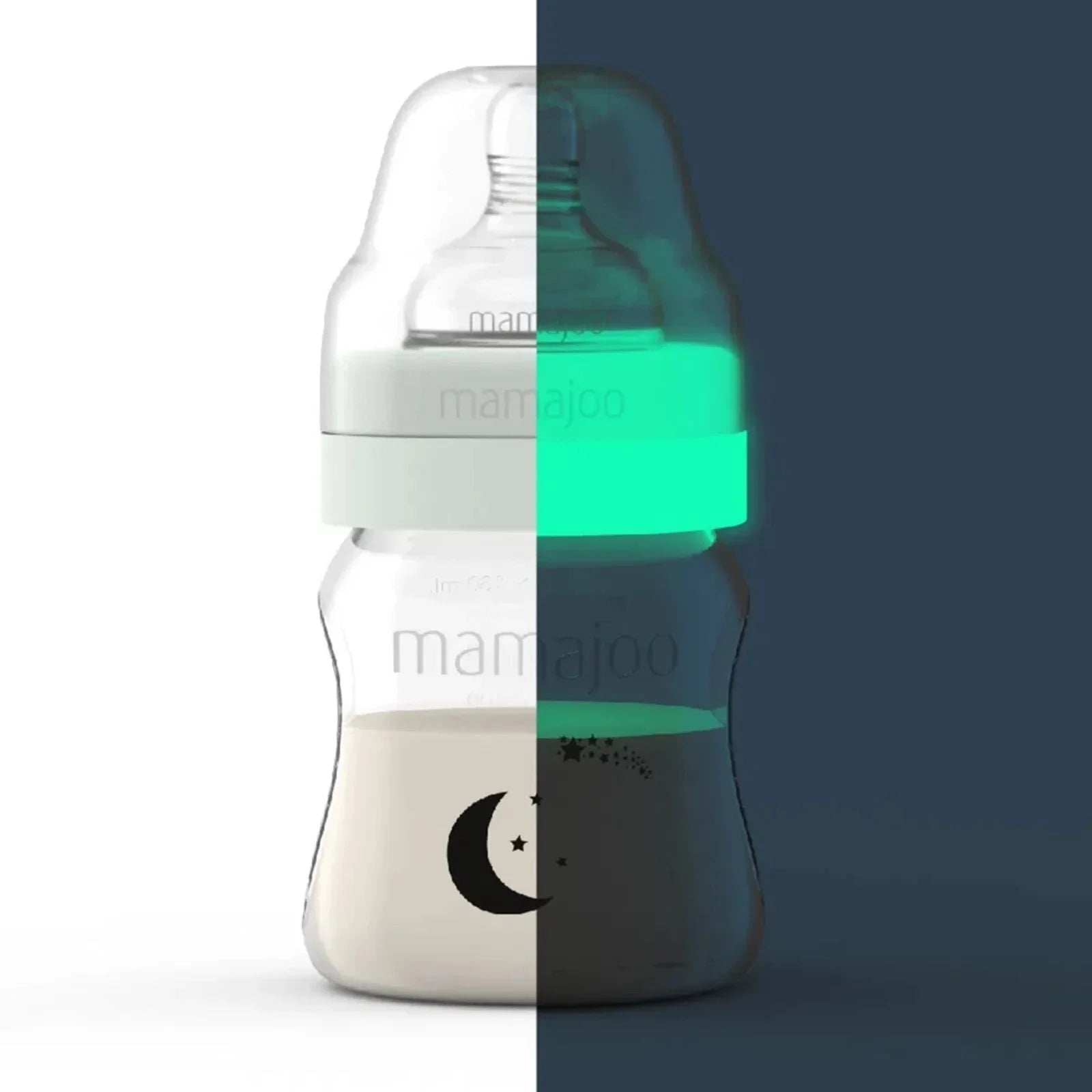 Mamajoo Anti-Colic Glow PP Baby Bottle 0+ Months 160ml | Luxury Home Accessories | Heulog Glow