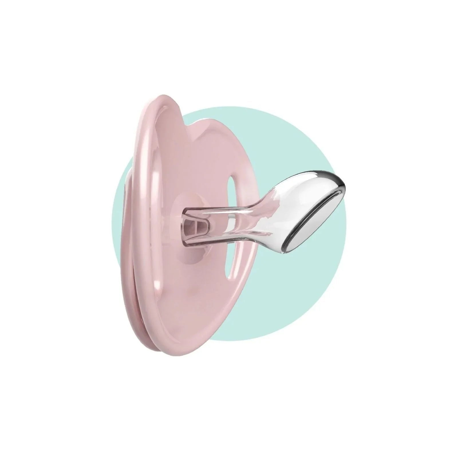 Mamajoo Orthodontic Soothers with Steriliser Box 6+ months Pack of 2 - Powder Pink & Blush | Luxury Home Accessories | Heulog Glow