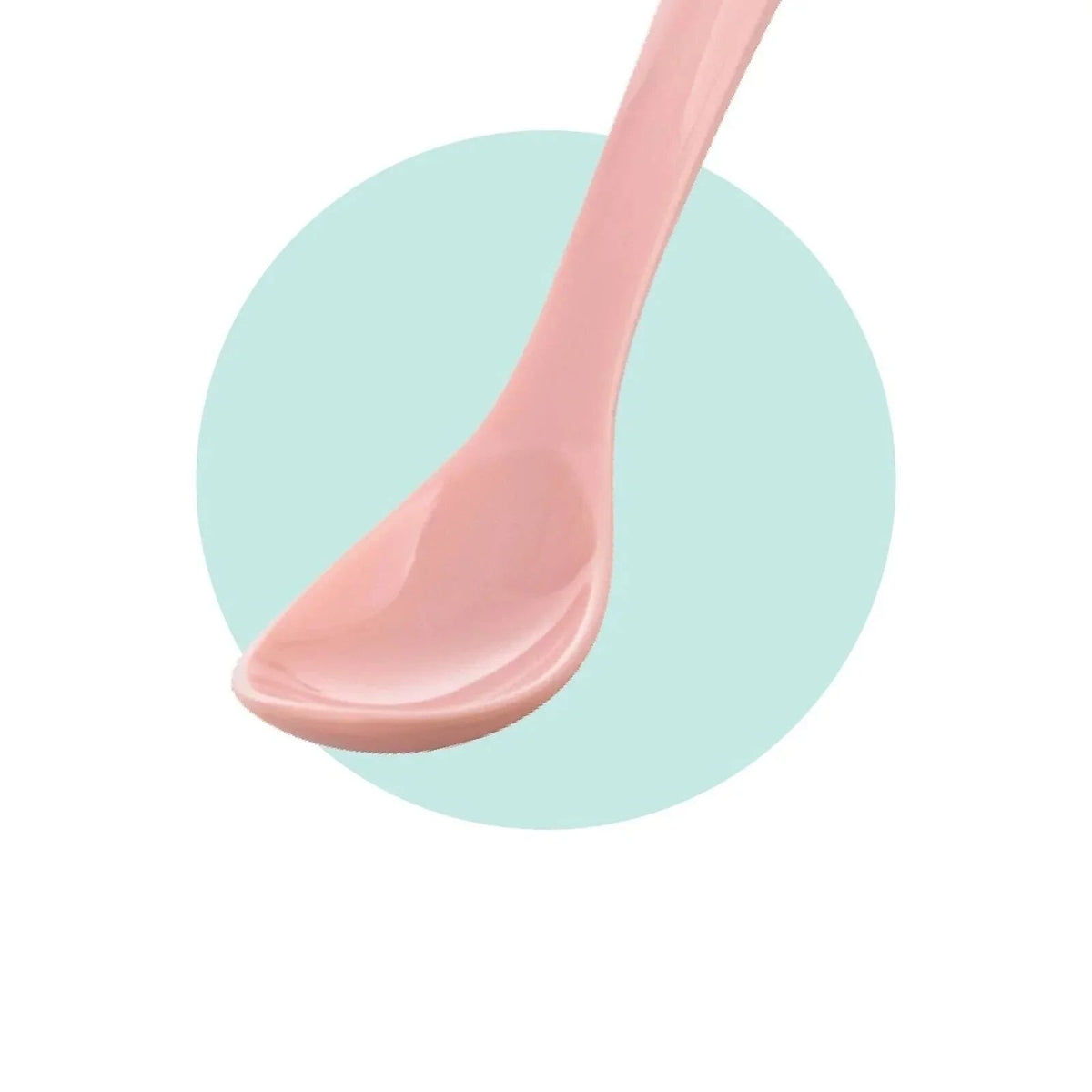 Mamajoo Silicone Spoons with Case Pack of 2 - Powder Pink & Blush | Luxury Home Accessories | Heulog Glow