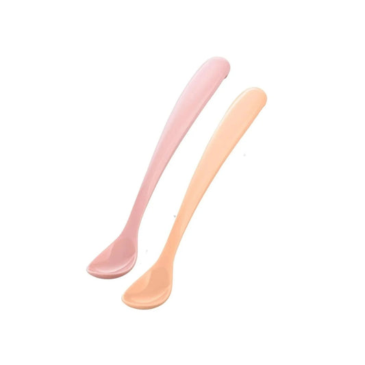 Mamajoo Silicone Spoons with Case Pack of 2 - Powder Pink & Blush | Luxury Home Accessories | Heulog Glow