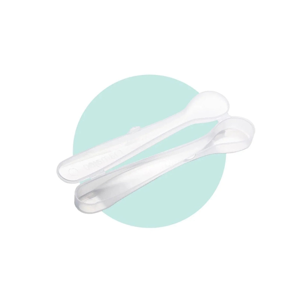 Mamajoo Silicone Spoons with Case Pack of 2 - Powder Pink & Blush | Luxury Home Accessories | Heulog Glow