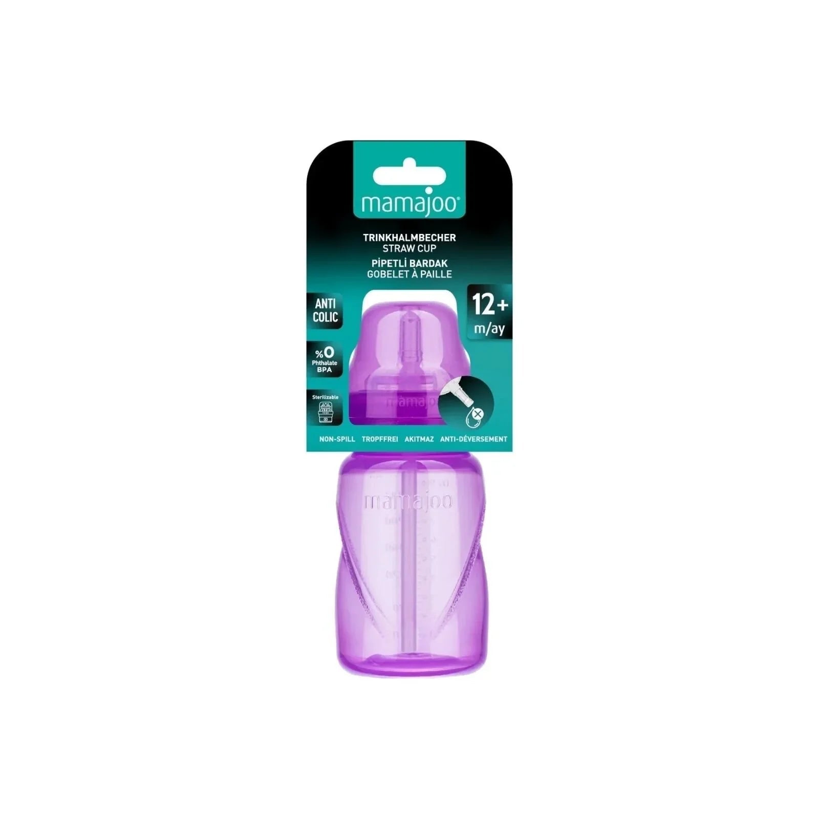 Mamajoo Training Cup 12+ months 270ml - Purple | Luxury Home Accessories | Heulog Glow